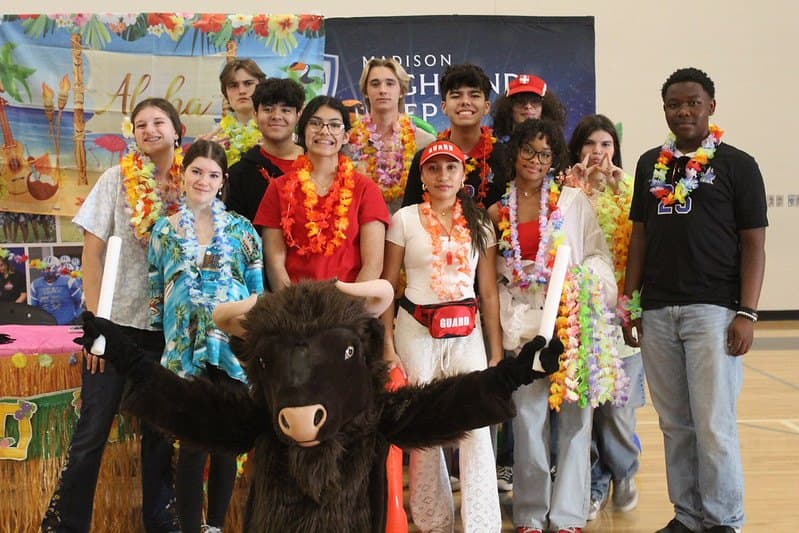 Madison Highland Prep students at a school event