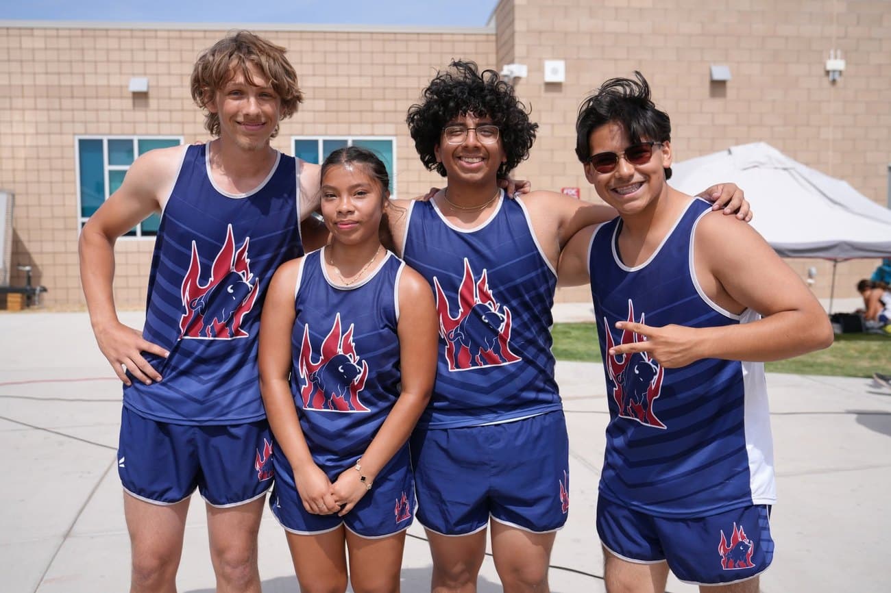 The Madison Highland Prep track and field team